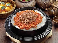 김치불고기비빔돌솥밥