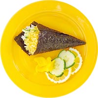 노랑날치알손말이김밥